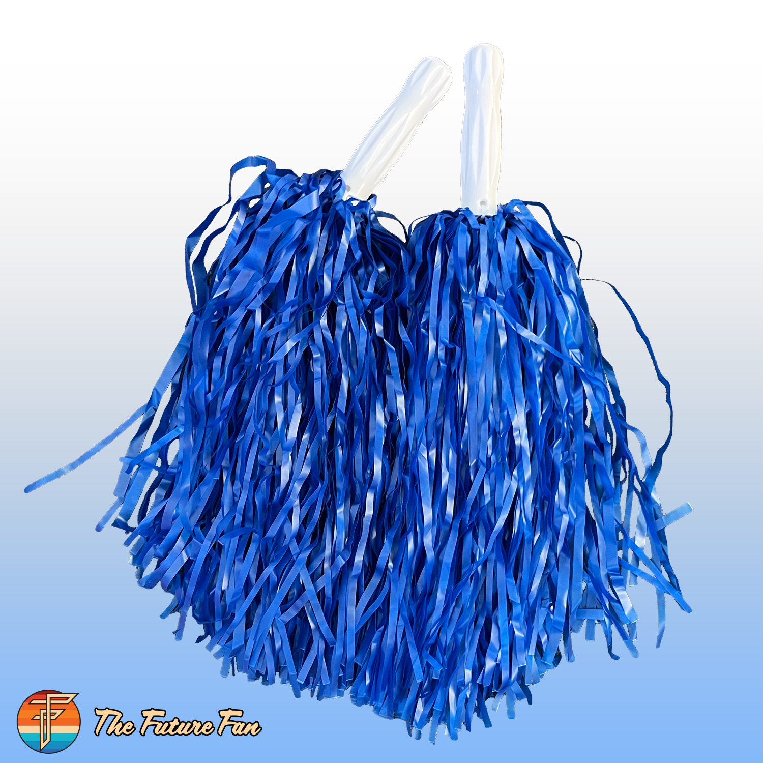 Royal Blue Cheer Poms – The Future Fan